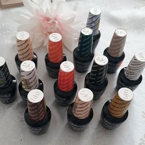 13 bottles of OPI gel polish